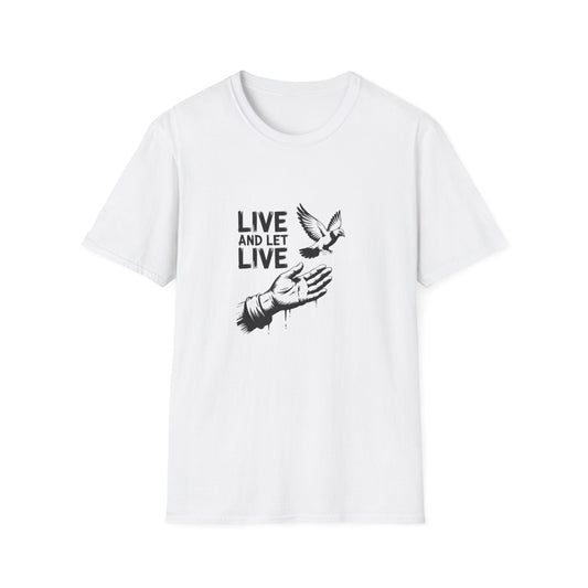 Unisex Live and Let Live T-Shirt, Softstyle - NEXT CHAPTER APPAREL