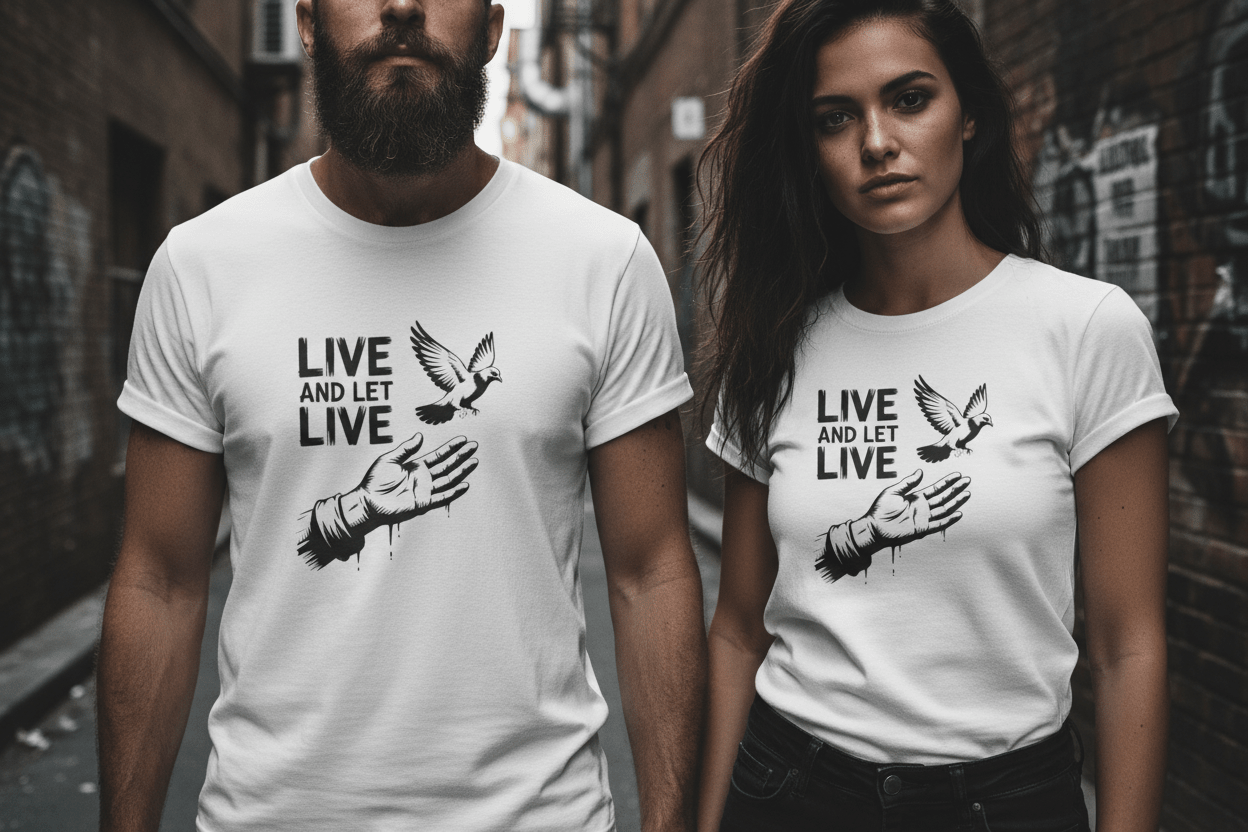 Unisex Live and Let Live T-Shirt, Softstyle - NEXT CHAPTER APPAREL