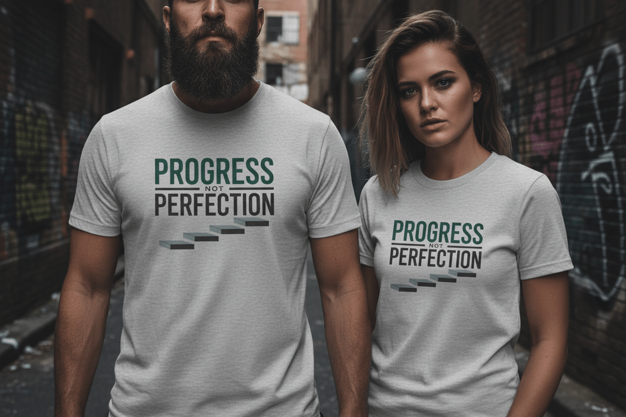 Unisex Progress not perfection - NEXT CHAPTER APPAREL