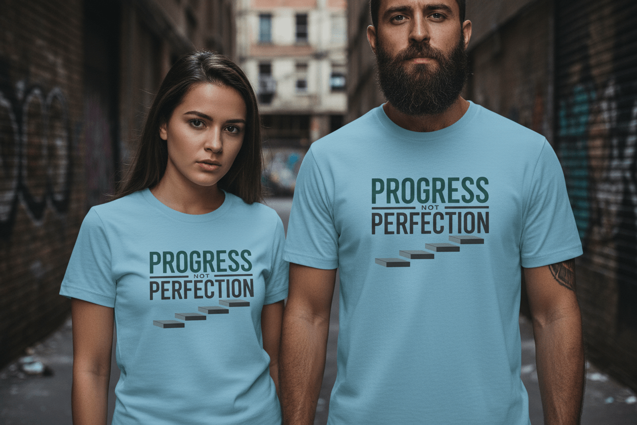 Unisex Progress not perfection - NEXT CHAPTER APPAREL