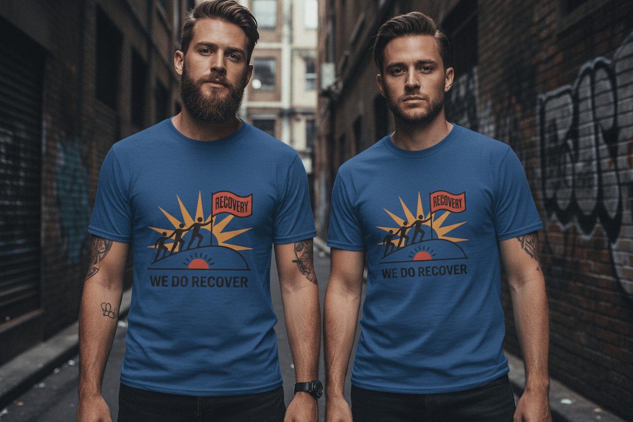 We Do Recover Unisex Softstyle T-Shirt - NEXT CHAPTER APPAREL