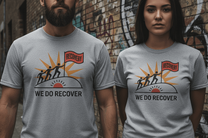 We Do Recover Unisex Softstyle T-Shirt - NEXT CHAPTER APPAREL