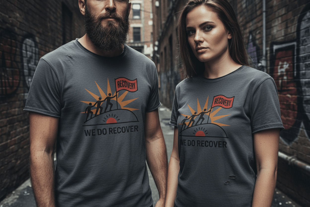 We Do Recover Unisex Softstyle T-Shirt - NEXT CHAPTER APPAREL