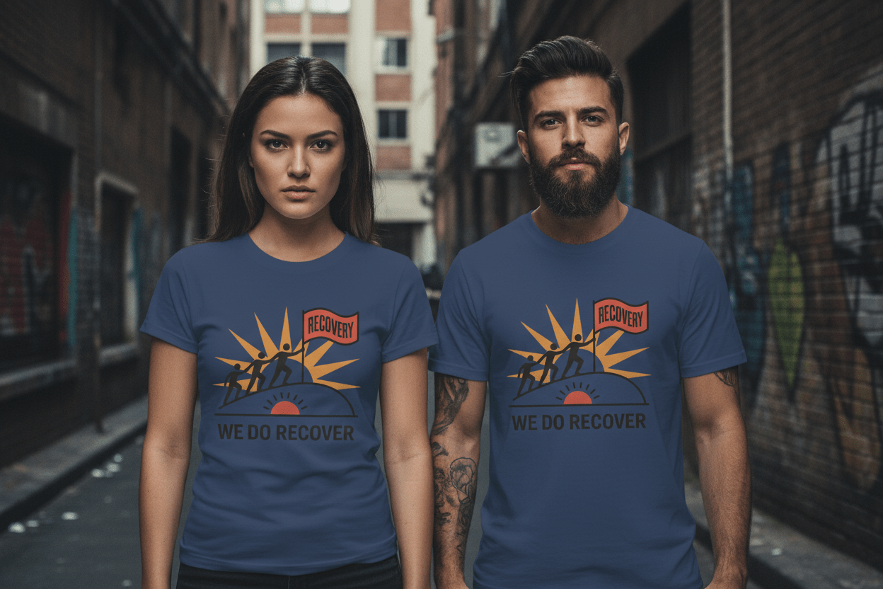 We Do Recover Unisex Softstyle T-Shirt - NEXT CHAPTER APPAREL