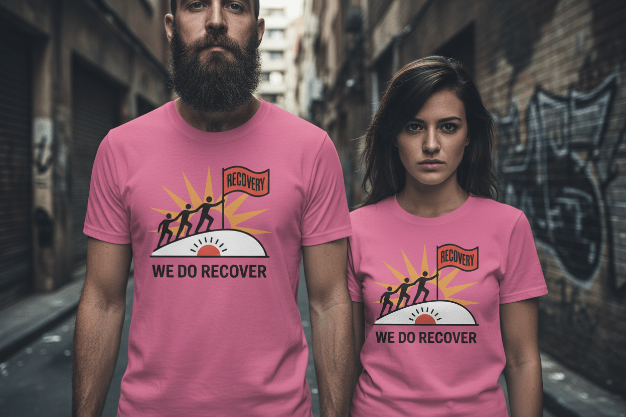 We Do Recover Unisex Softstyle T-Shirt - NEXT CHAPTER APPAREL