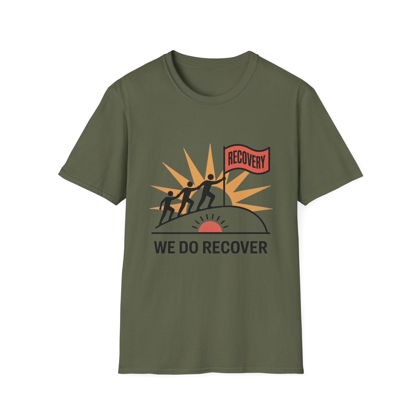 We Do Recover Unisex Softstyle T-Shirt - NEXT CHAPTER APPAREL