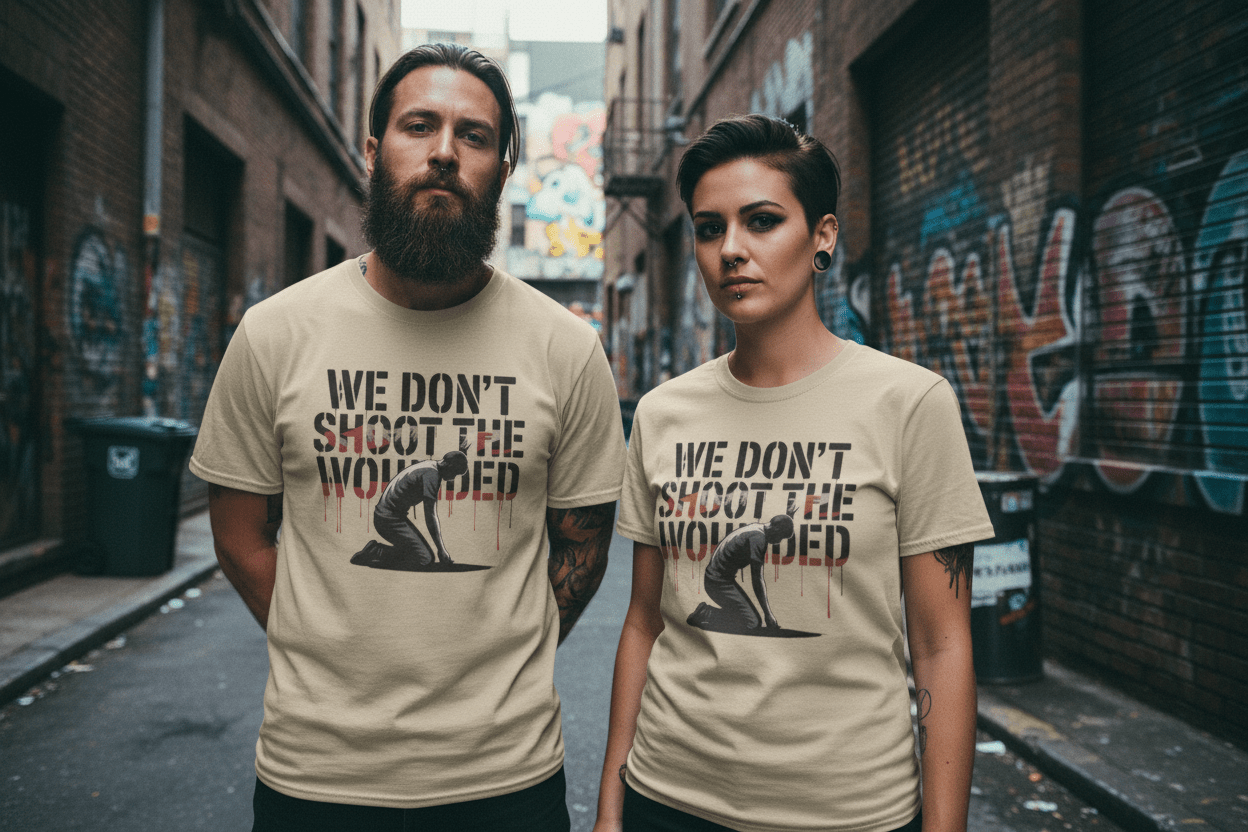 We dont shoot the wounded Unisex Softstyle T-Shirt - NEXT CHAPTER APPAREL