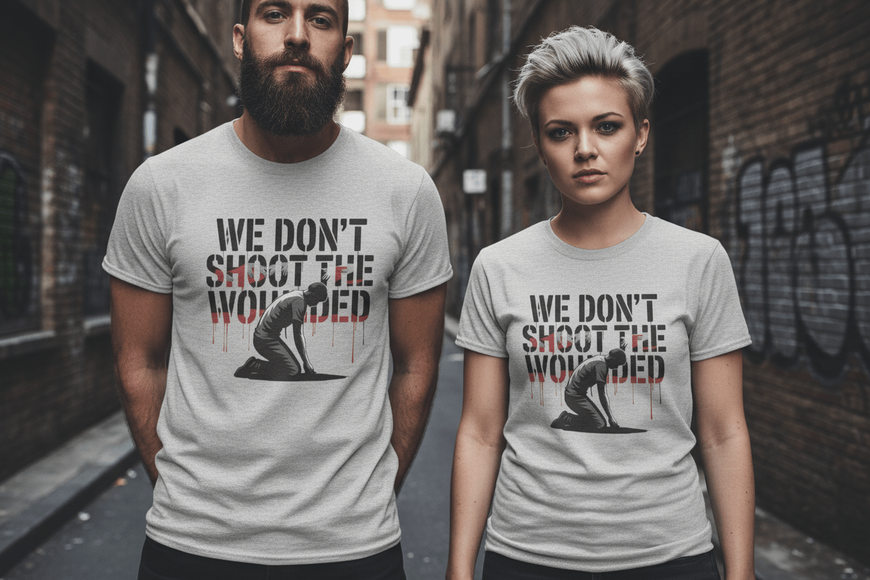 We dont shoot the wounded Unisex Softstyle T-Shirt - NEXT CHAPTER APPAREL