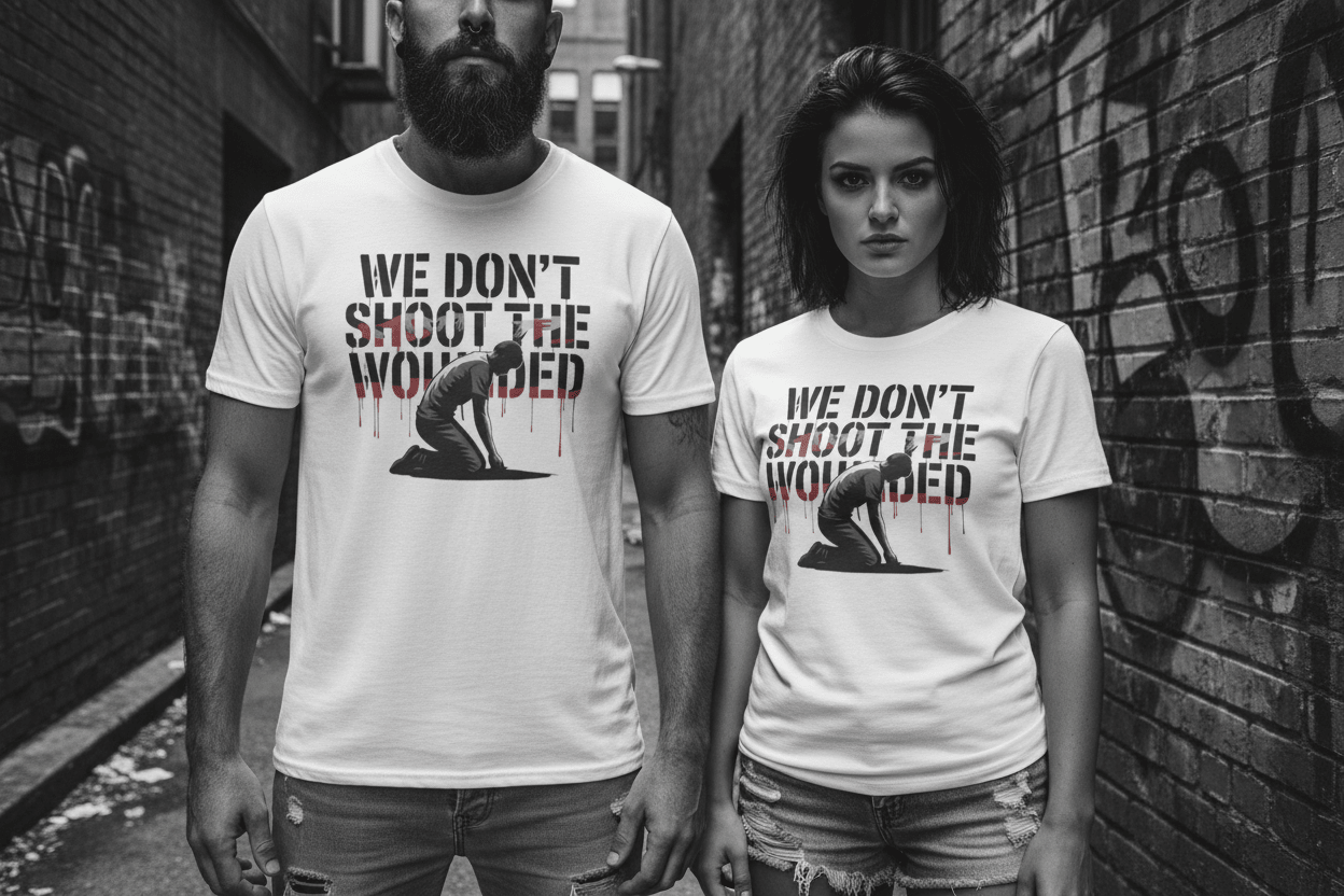 We dont shoot the wounded Unisex Softstyle T-Shirt - NEXT CHAPTER APPAREL