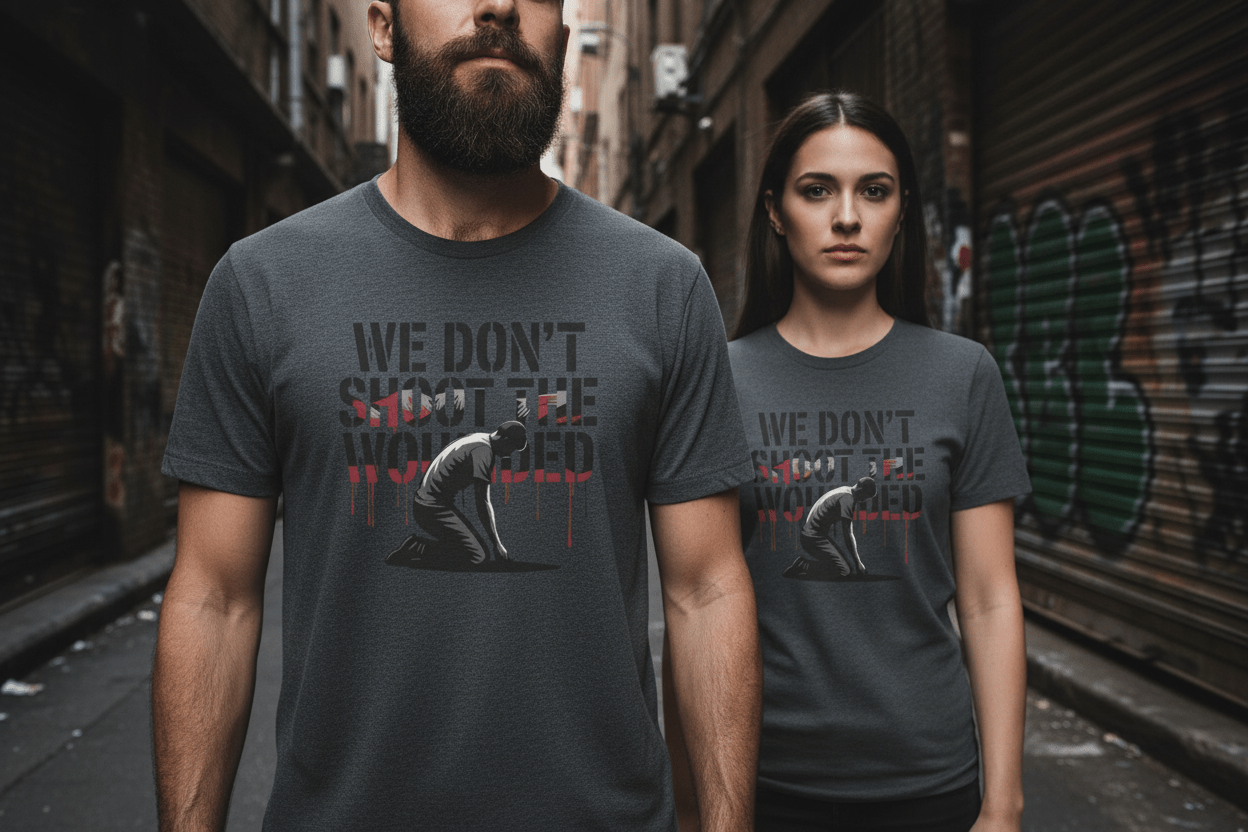We dont shoot the wounded Unisex Softstyle T-Shirt - NEXT CHAPTER APPAREL