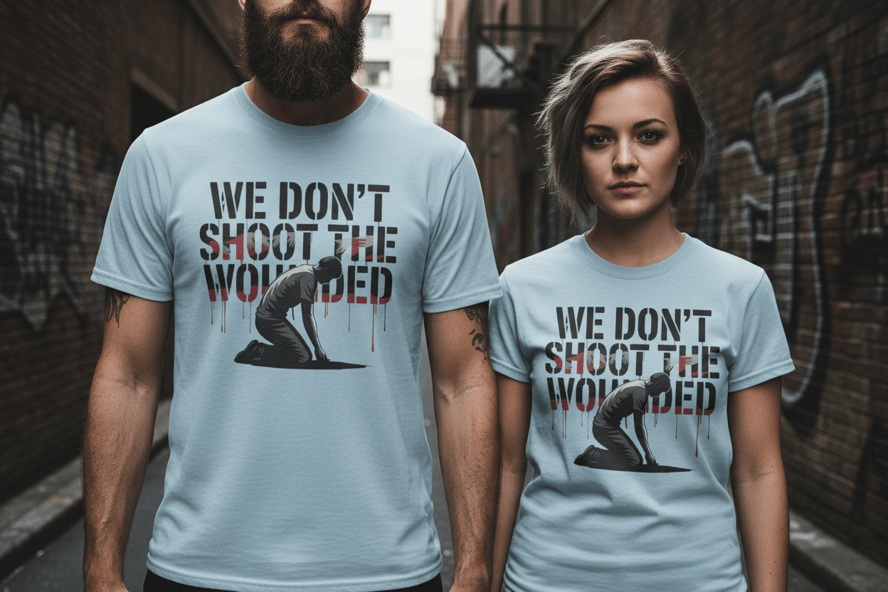 We dont shoot the wounded Unisex Softstyle T-Shirt - NEXT CHAPTER APPAREL