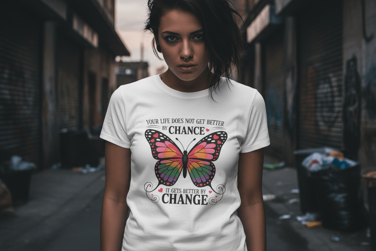 Your life does not get better by chance - NEXT CHAPTER APPAREL